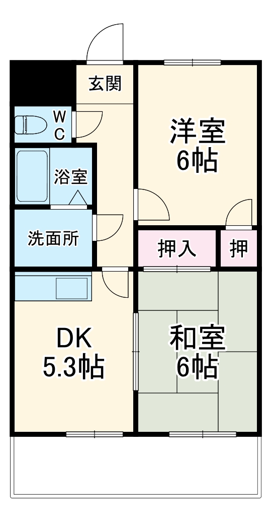 ロイヤル栄光の間取り