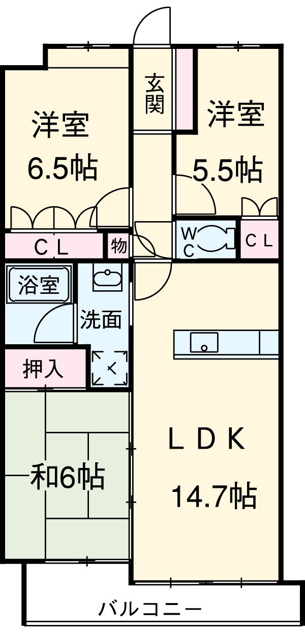 aLATO白壁東の間取り