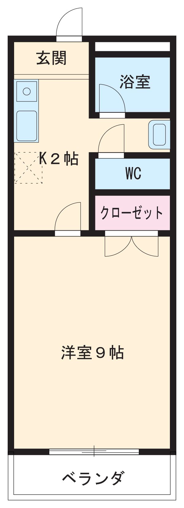 ウイングコート辻の間取り