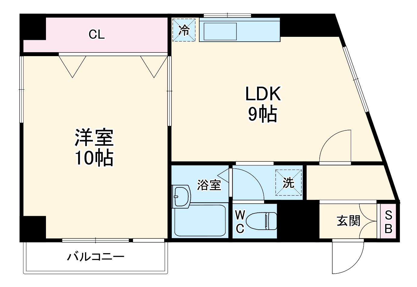 サンクレールコートの間取り