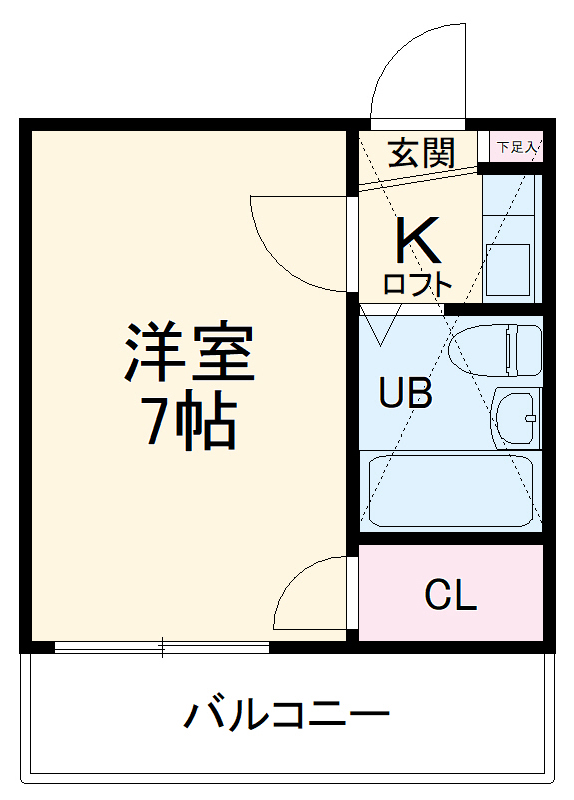 レオパレス小田井の間取り
