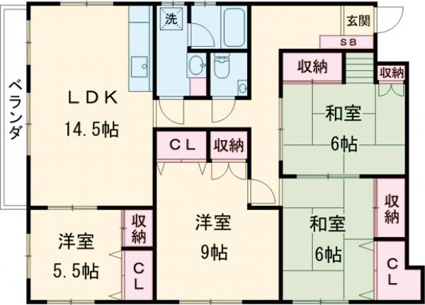エクセル永山の間取り