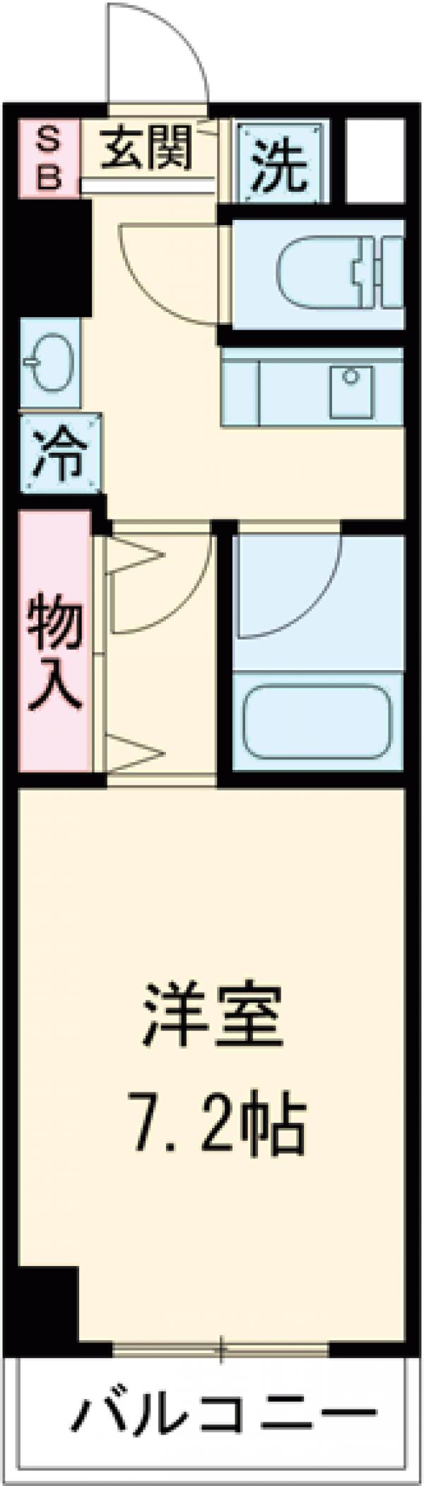 第７千代鶴ビル・603号室の間取り