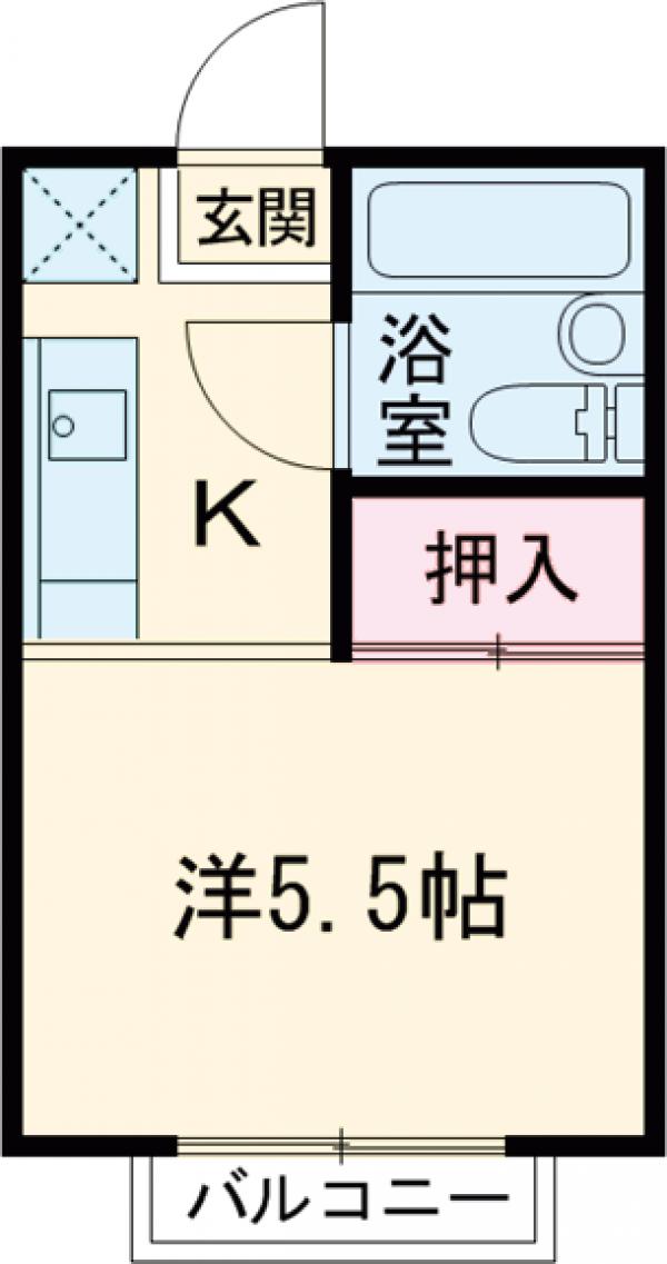 美樹ハイツの間取り