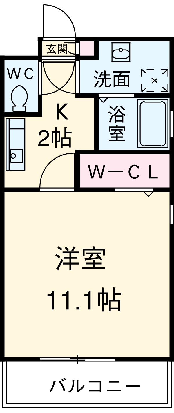 ラ・ヴィアンパレスⅡの間取り