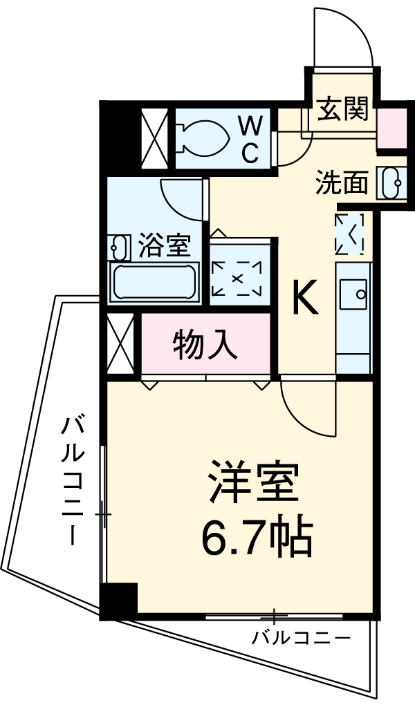 第7千代鶴ビルの間取り