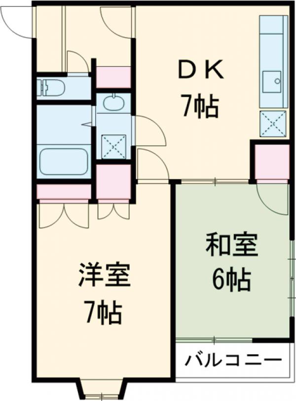 フラット87の間取り