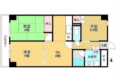プレステージ市川の間取り