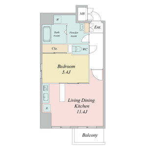 レジディア久屋大通Ⅱ(旧マーレ)の間取り