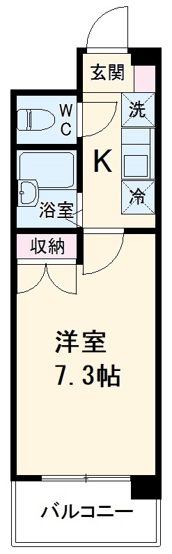 セゾンモリの間取り