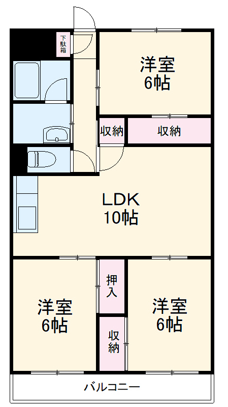 グランド三栄の間取り