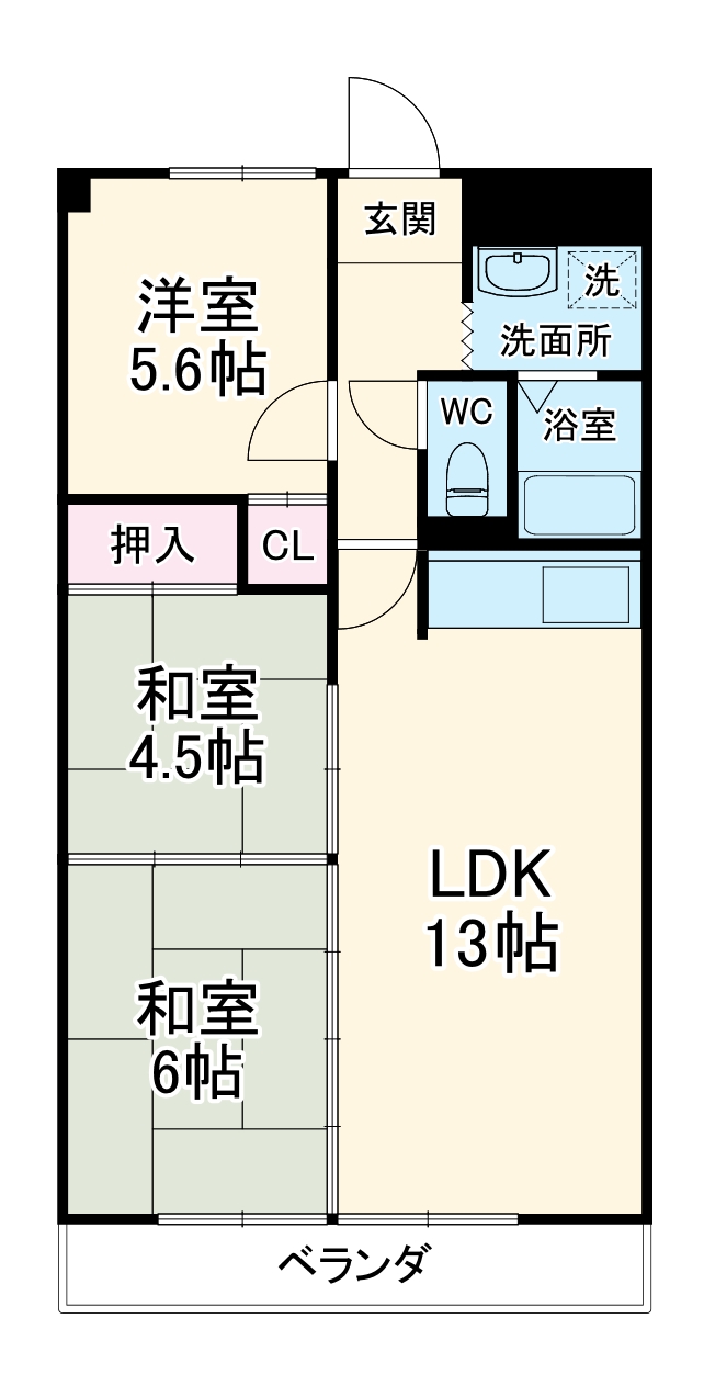 ラ・プエルタ・フェリスの間取り