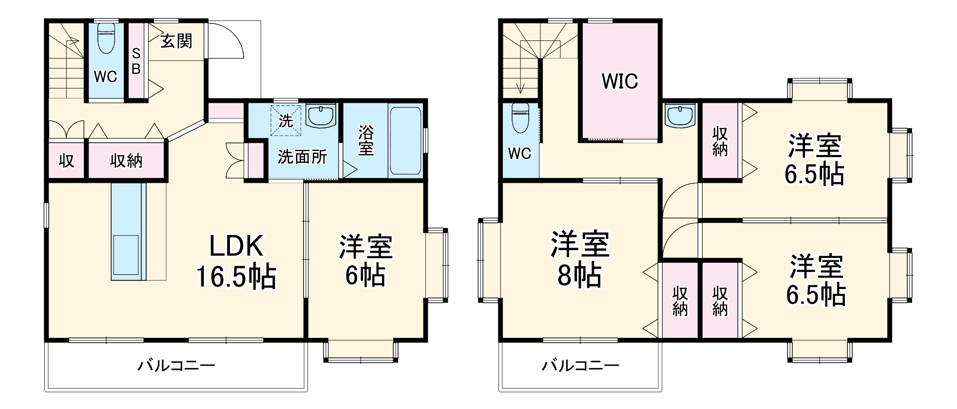 横浜元町ガーデン26-C棟の間取り