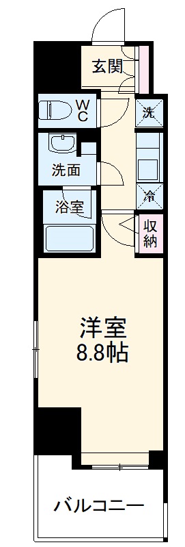 エルスタンザ徳川の間取り
