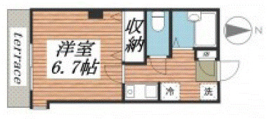 オーパス高谷の間取り