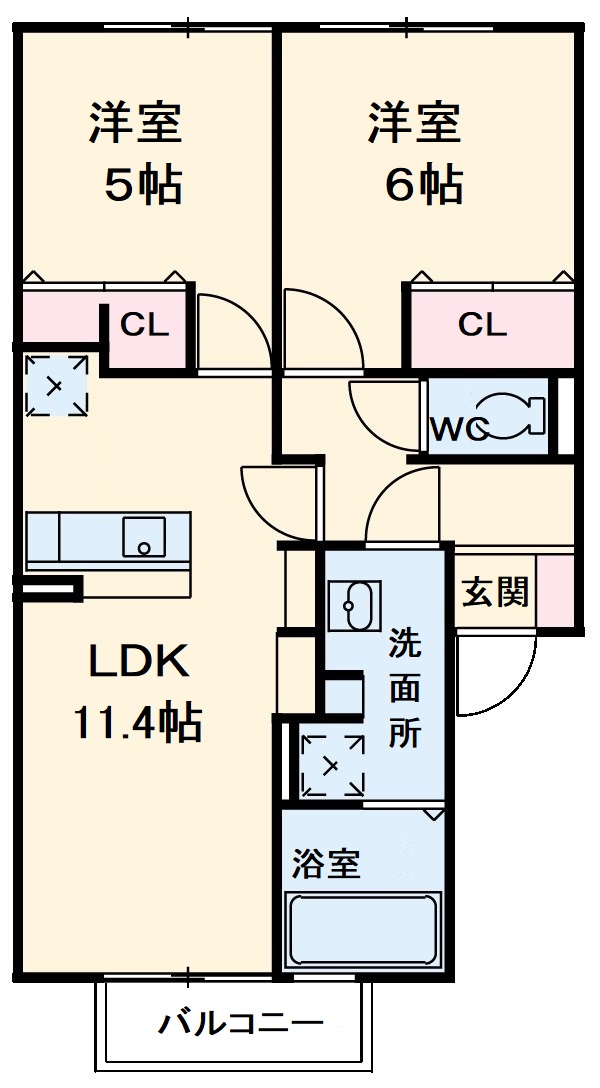 ラ・トゥール・アマ NORTHの間取り