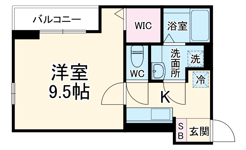ウィン行徳の間取り