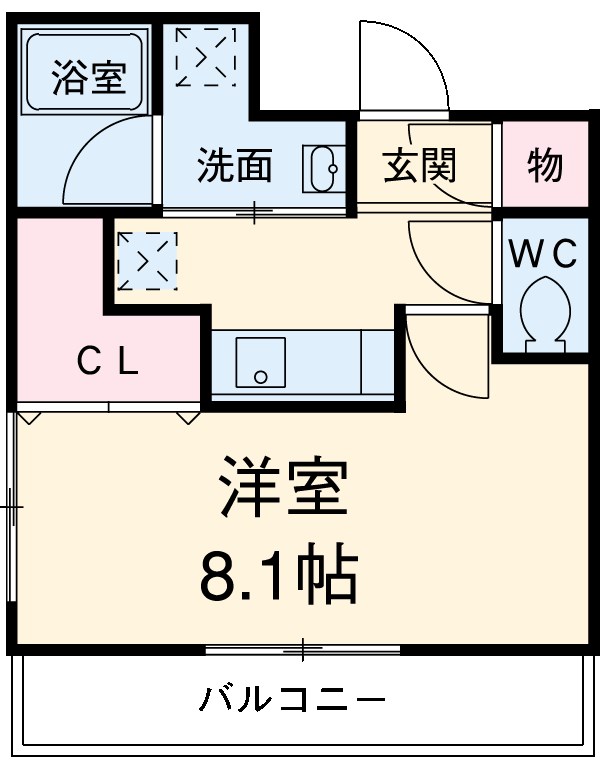 レーベスト志賀本通の間取り