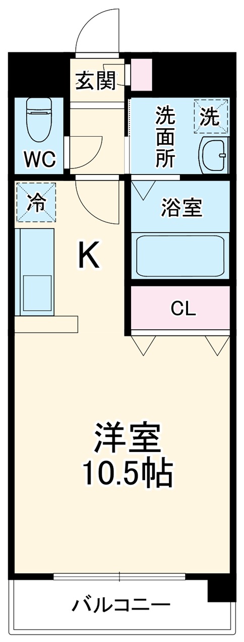ソラナ平安・1003号室の間取り
