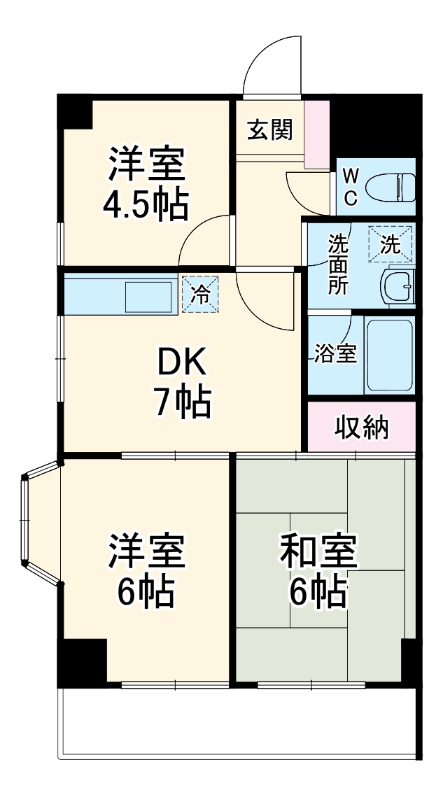 スライヴ21の間取り