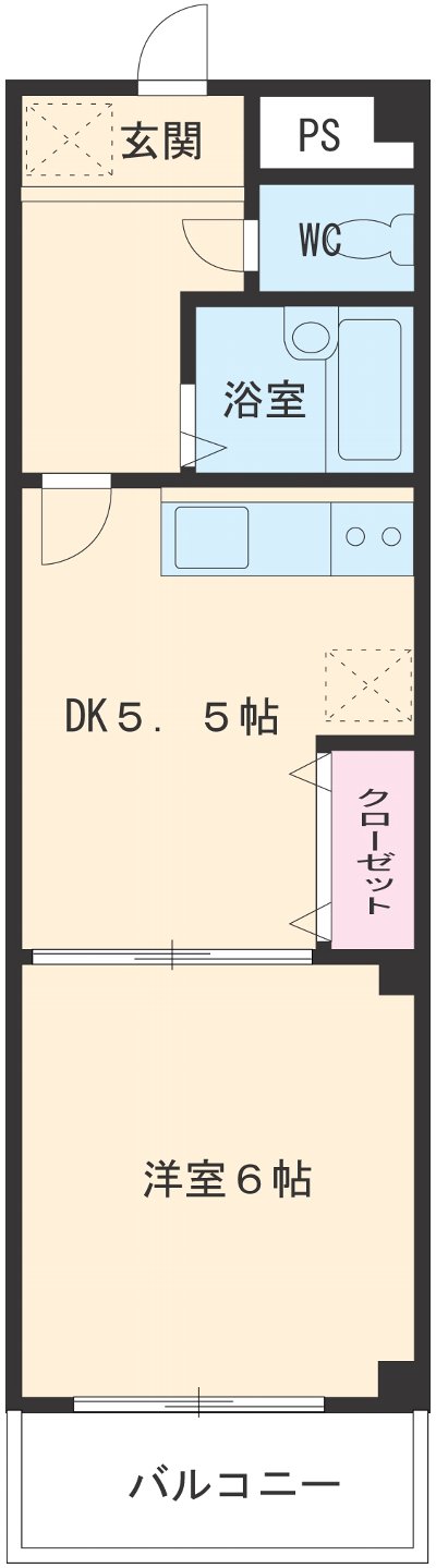 クイーンシンフォニー今池の間取り