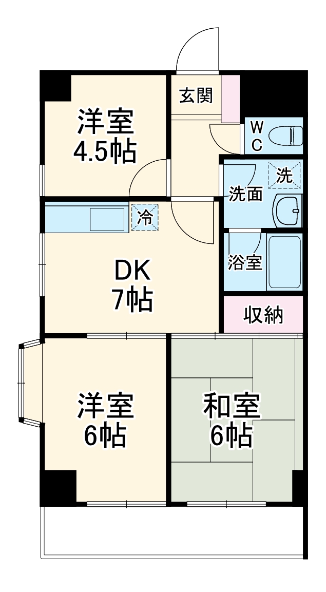 スライヴ21の間取り