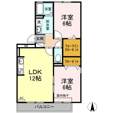 メイゾン ミズノの間取り