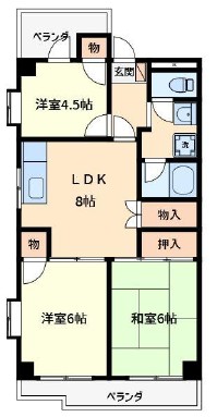 サンビーム行徳の間取り