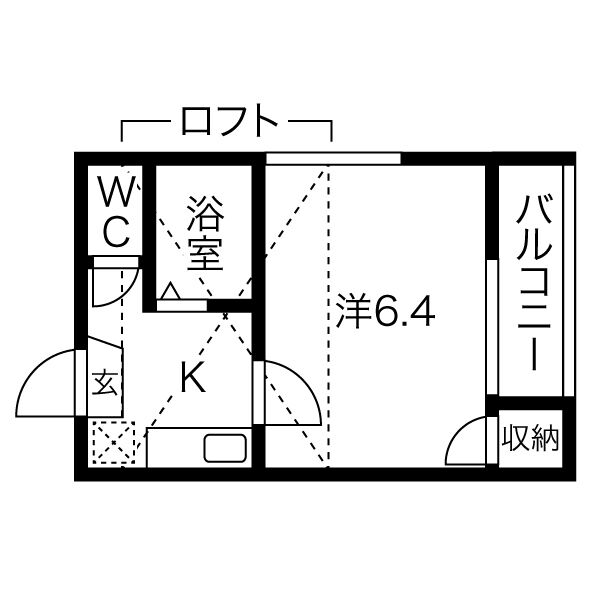 リバティ大須の間取り