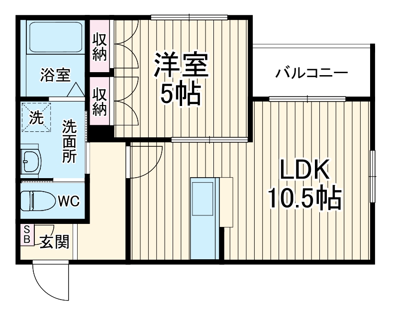 ムーンライトコントラバスの間取り