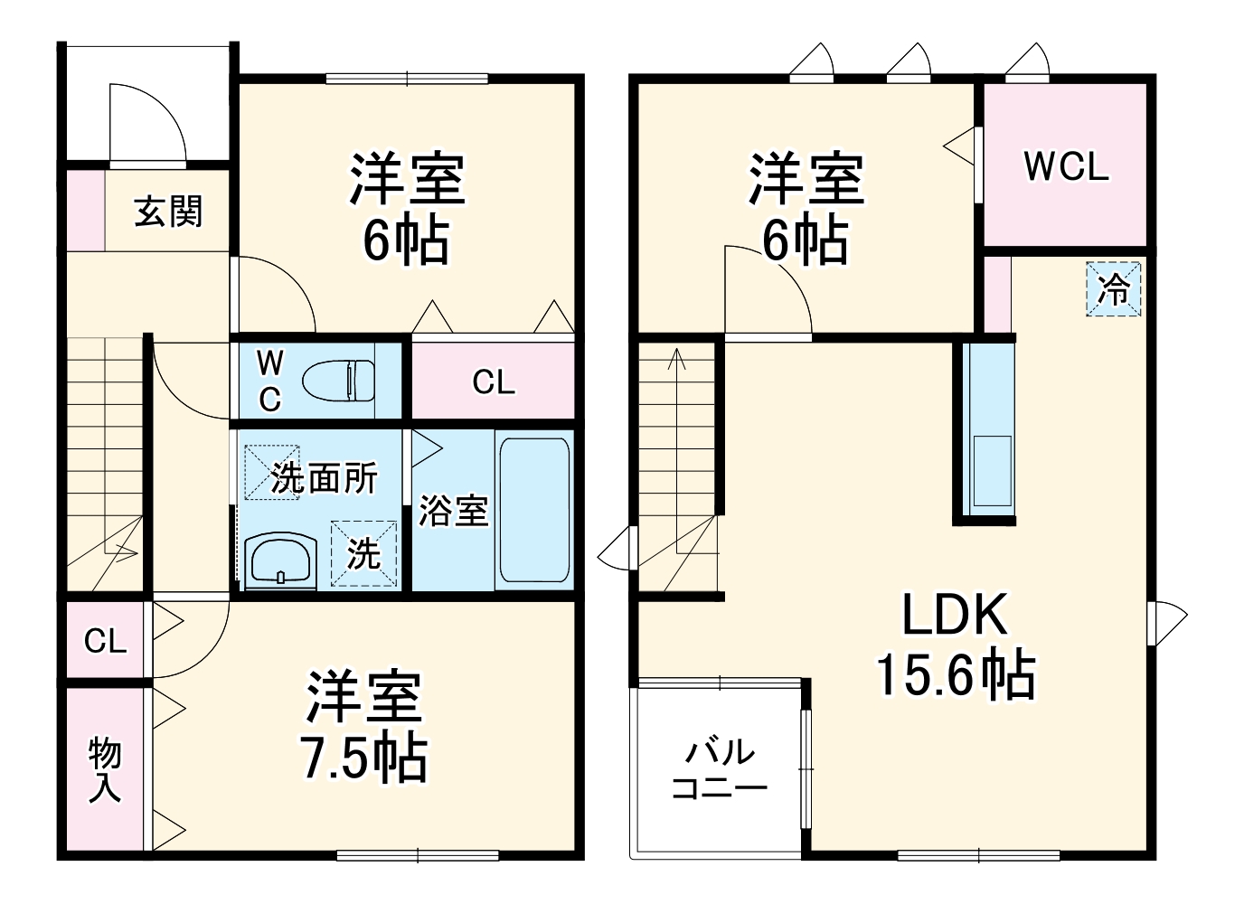 鴨池79KODATEXⅡの間取り