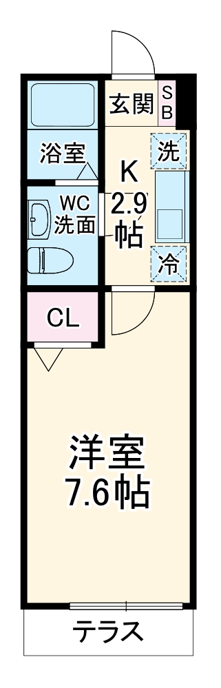 ウィステリアRの間取り