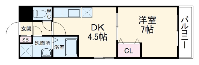 サプリーム神田の間取り