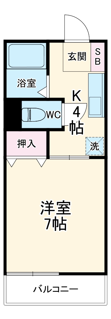 エミネンス高谷の間取り