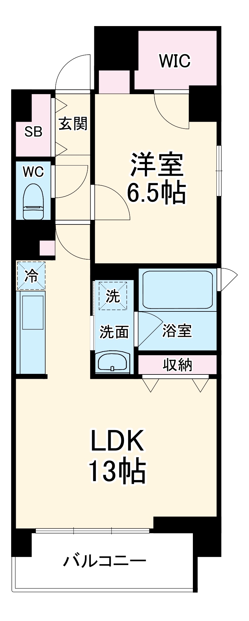 カーサミツクラの間取り