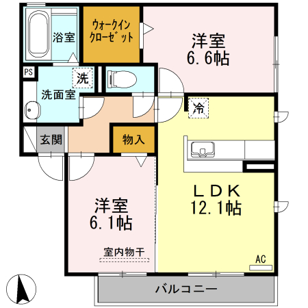 レジデンス新宮の間取り