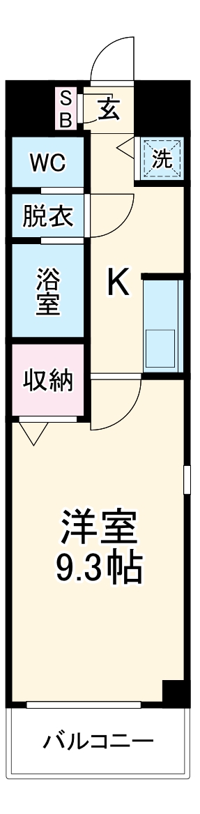 アビタシオンサクラの間取り