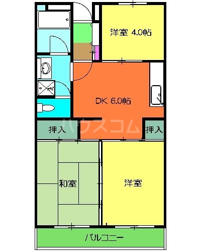 市川クローバーハイツ吉野の間取り