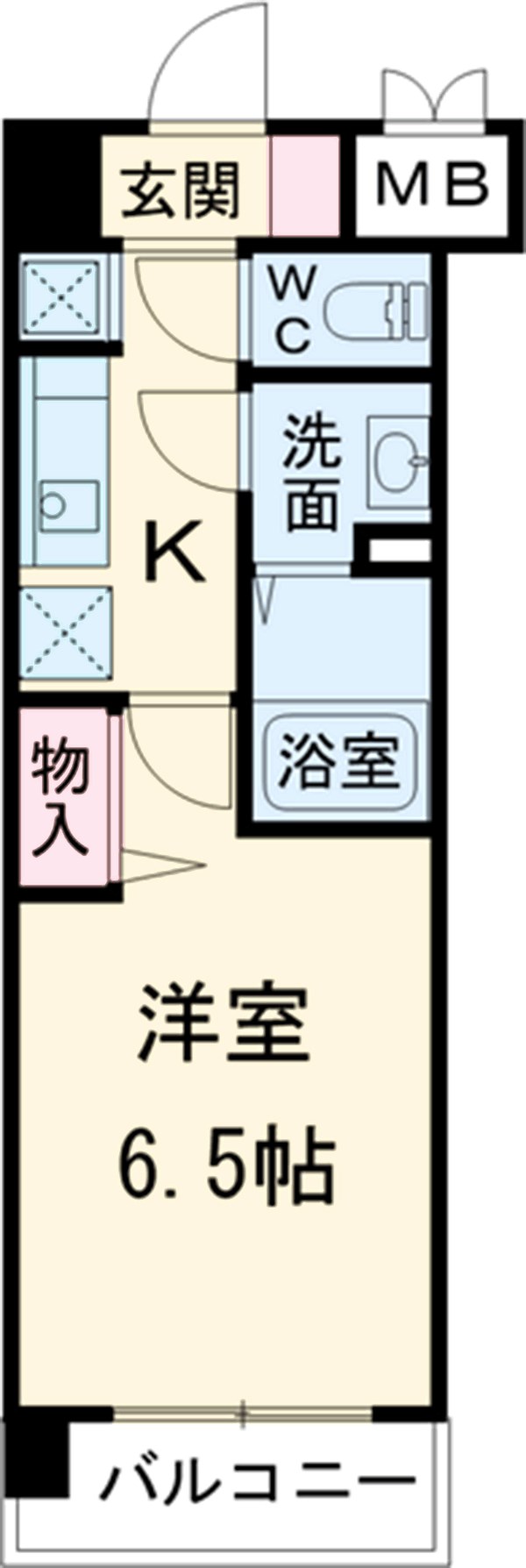 プレサンス名古屋STATIONサティナの間取り