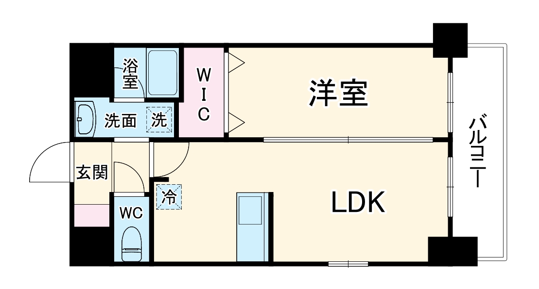 プレサンス名古屋STATIONサティナの間取り
