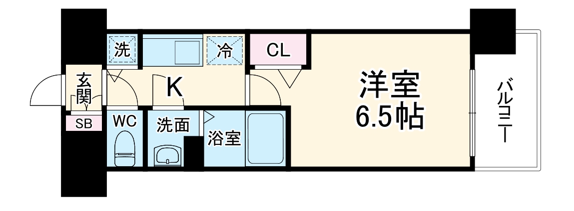 プレサンス名古屋STATIONサティナの間取り