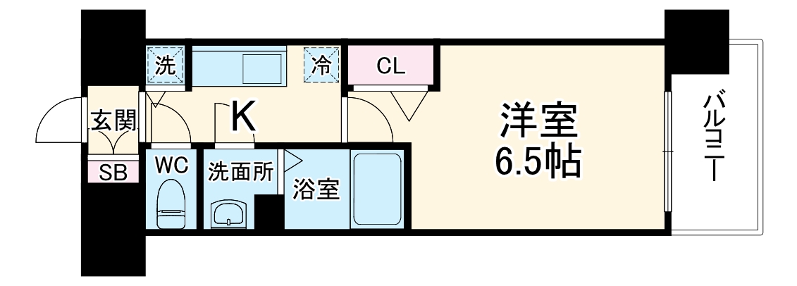プレサンス名古屋STATIONサティナの間取り