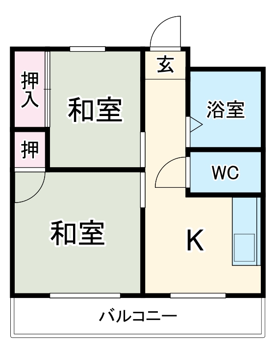 びわざとマンションの間取り