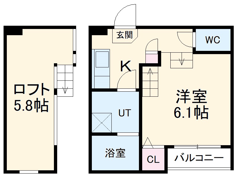 La Ciel菊井の間取り