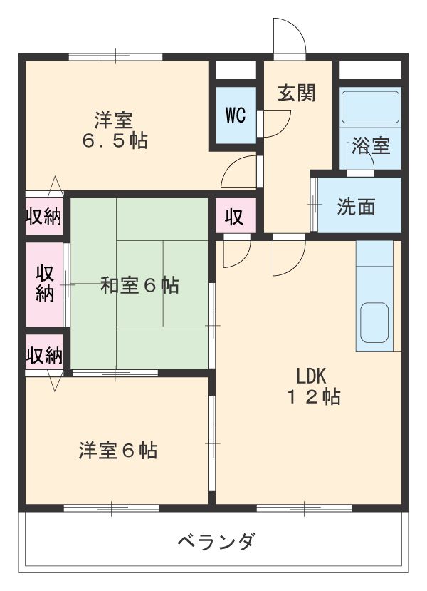 モネ水草の間取り