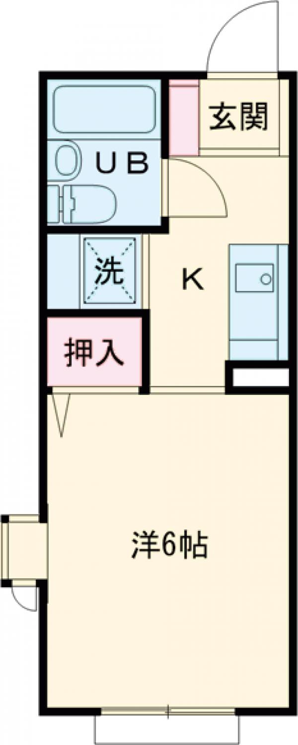 メゾンドPOSTの間取り