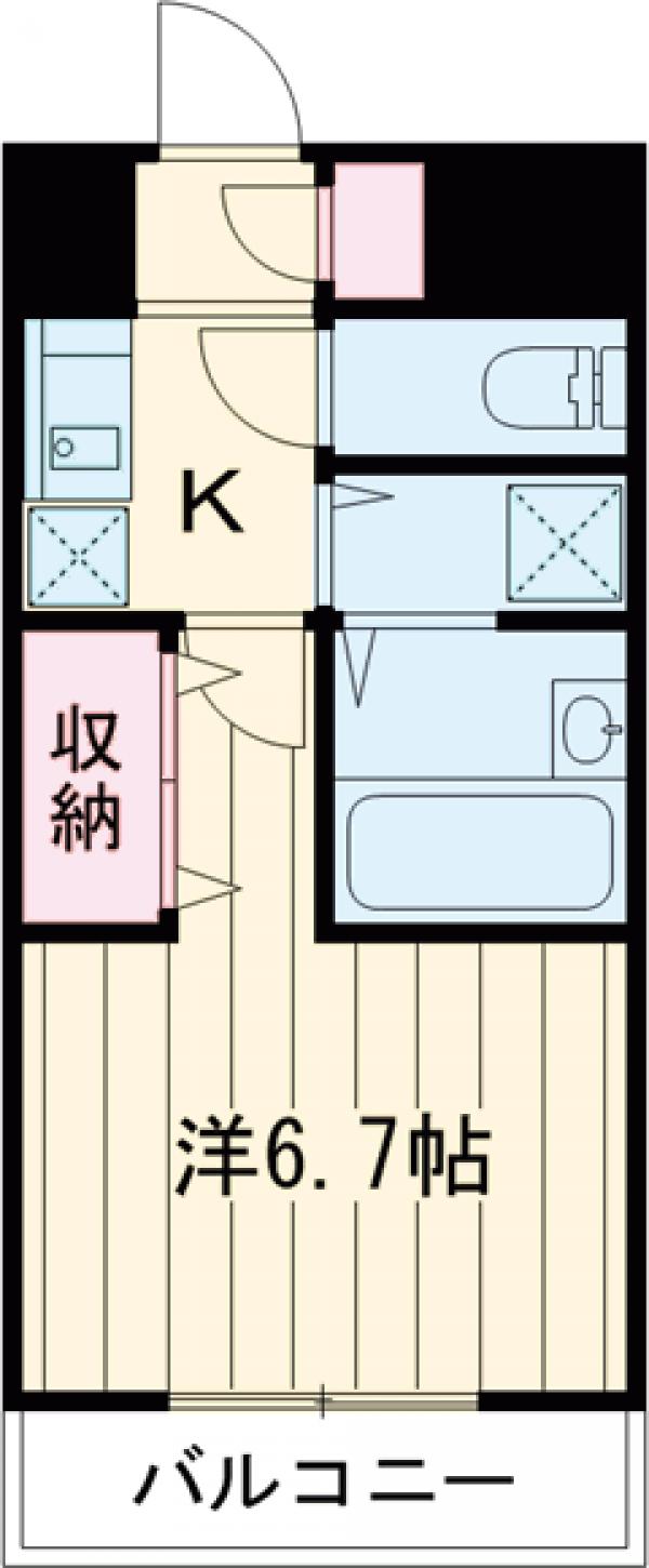 西河マンションの間取り