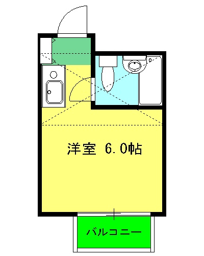 島田ハイツⅡの間取り