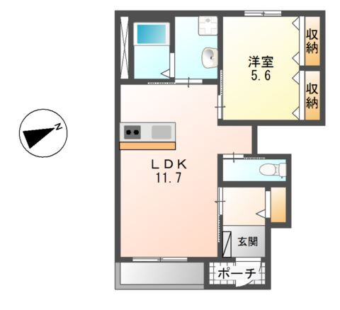 クレシアの間取り