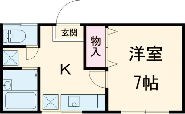 ウエストビレッジの間取り